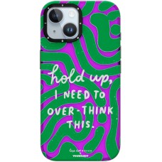 Coque iPhone 15 - Youngkit @LisadotDesign Positive Quotes Case Overthink this