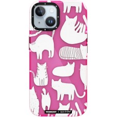 Coque iPhone 15 - Youngkit Artists Joint@Alice Potter Kids Print Case  - Rose