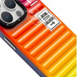 Coque iPhone 15 Pro - Youngkit Color-Gradient Luggage-Inspired Case - Violet/bleu
