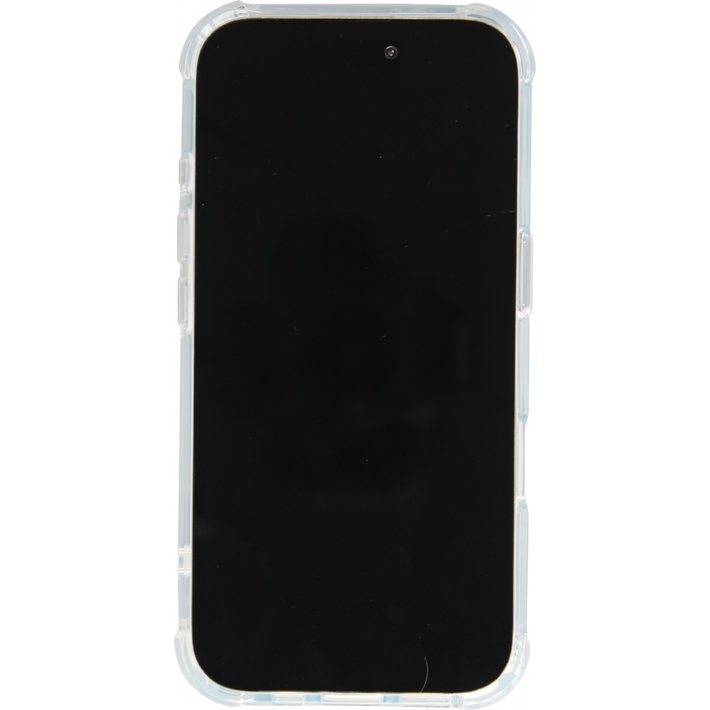 iPhone 16 Case Hülle - Gummi Transparent Gel Bumper mit extra Schutz für Ecken Antischock