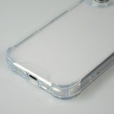 iPhone 16 Case Hülle - Gummi Transparent Gel Bumper mit extra Schutz für Ecken Antischock