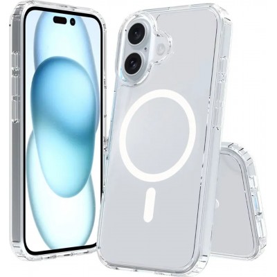 Coque iPhone 17 - Gel transparent compatible MagSafe silicone TPU Super Clear