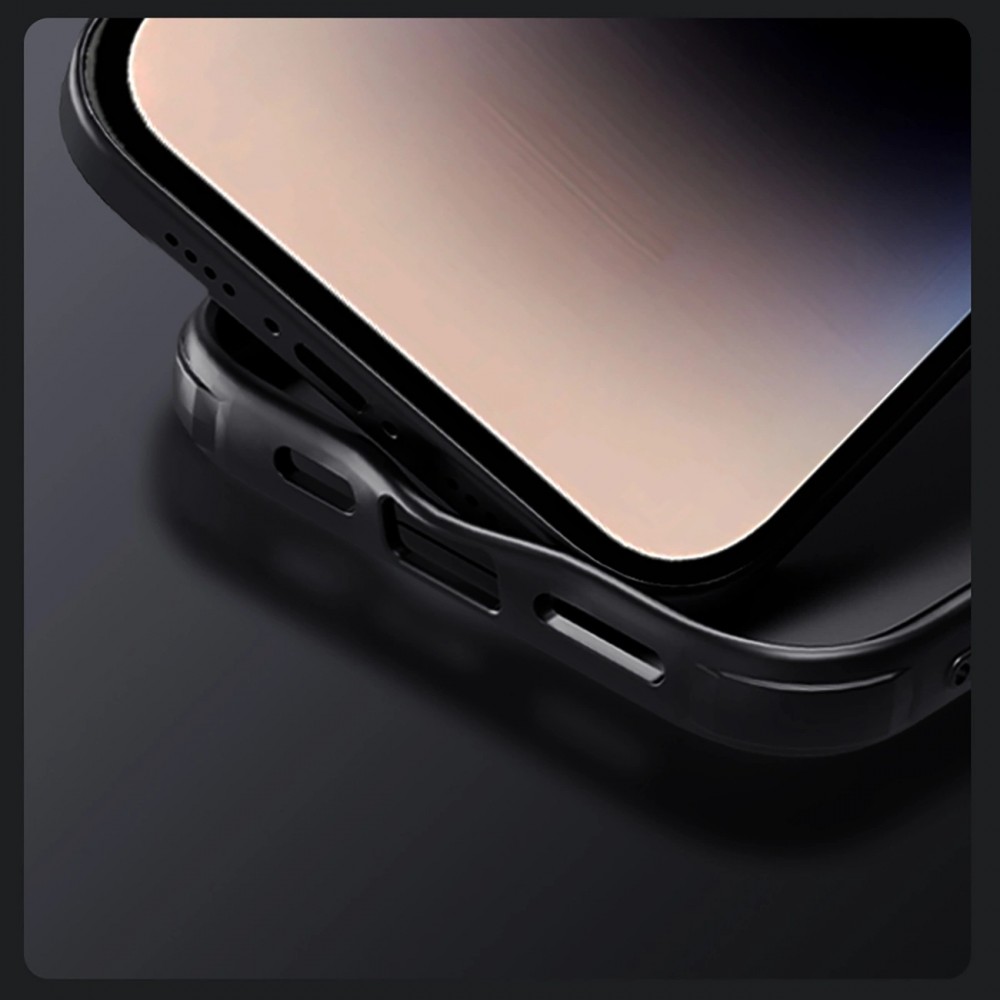 Coque iPhone 16 - Nillkin CamShield Pro Magnetic Case avec MagSafe - Noir