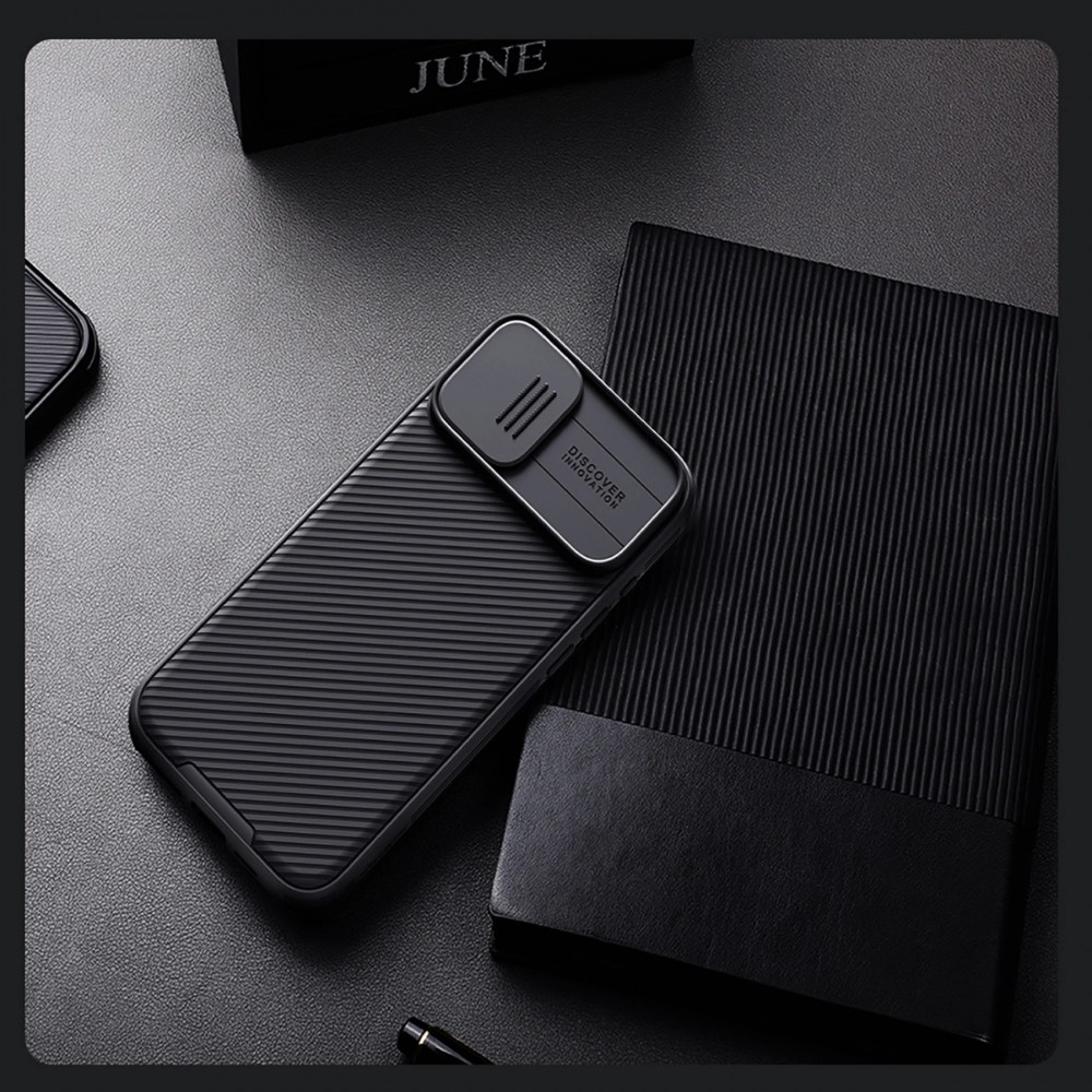 Coque iPhone 16 - Nillkin CamShield Pro Magnetic Case avec MagSafe - Noir