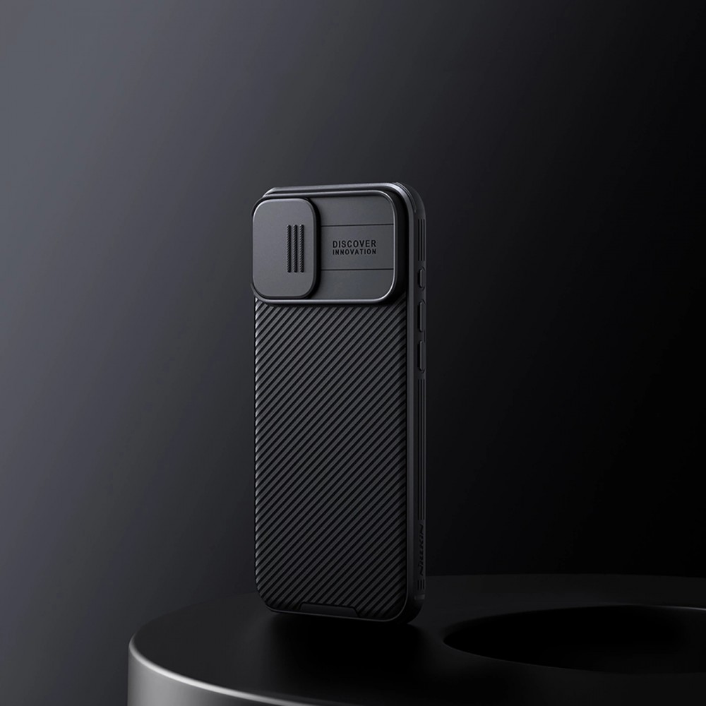 Coque iPhone 16 - Nillkin CamShield Pro Magnetic Case avec MagSafe - Noir