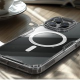 Coque iPhone 16 - Nillkin Magnetic Nature Pro avec MagSafe - Transparent