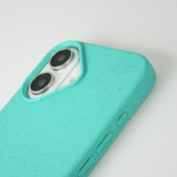 iPhone 16 Plus Case Hülle - Bio Eco-Friendly Vegan mit Handykette Necklace - Türkis