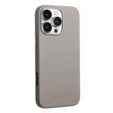 Hülle iPhone 16 Pro Max - Qialino Echtleder (MagSafe kompatibel) - Gris