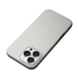 Hülle iPhone 16 Pro - Qialino Echtleder (MagSafe kompatibel) - Grau
