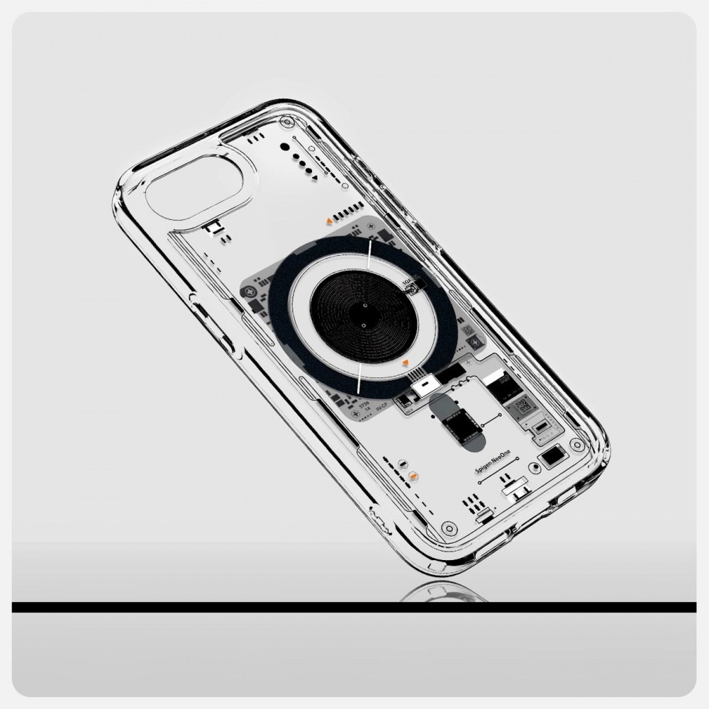 Coque iPhone 16e - Spigen Ultra Hybrid MagSafe Neo One - Transparent