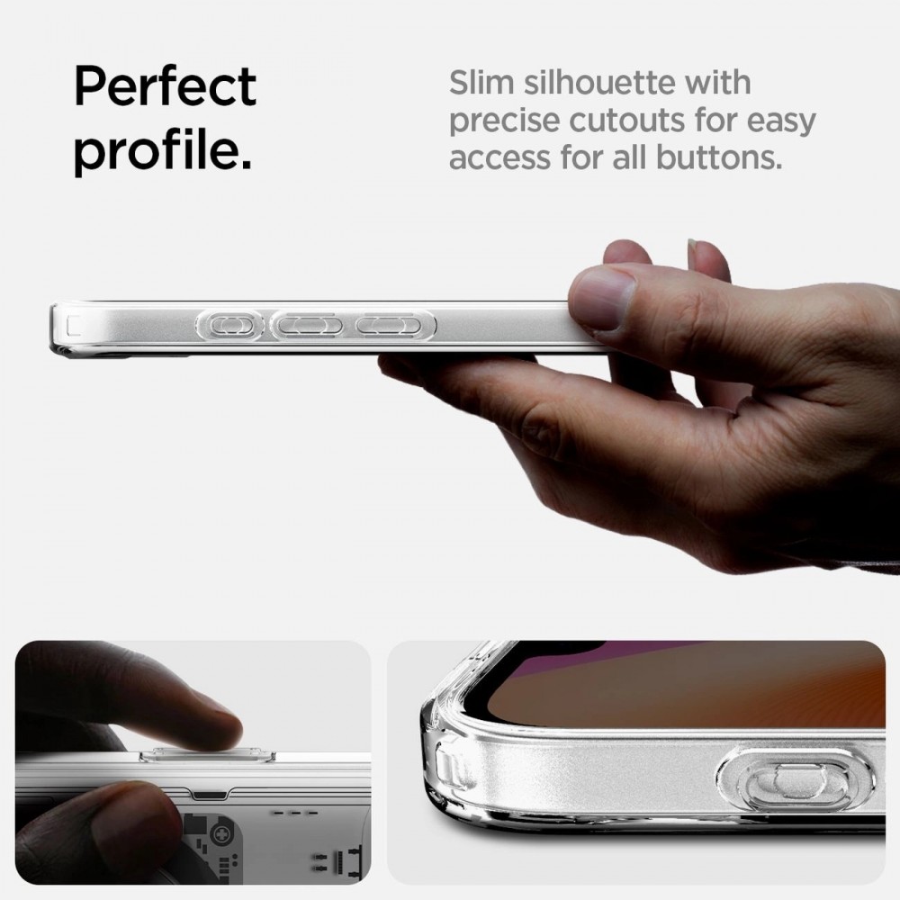 Coque iPhone 16e - Spigen Ultra Hybrid MagSafe Neo One - Transparent