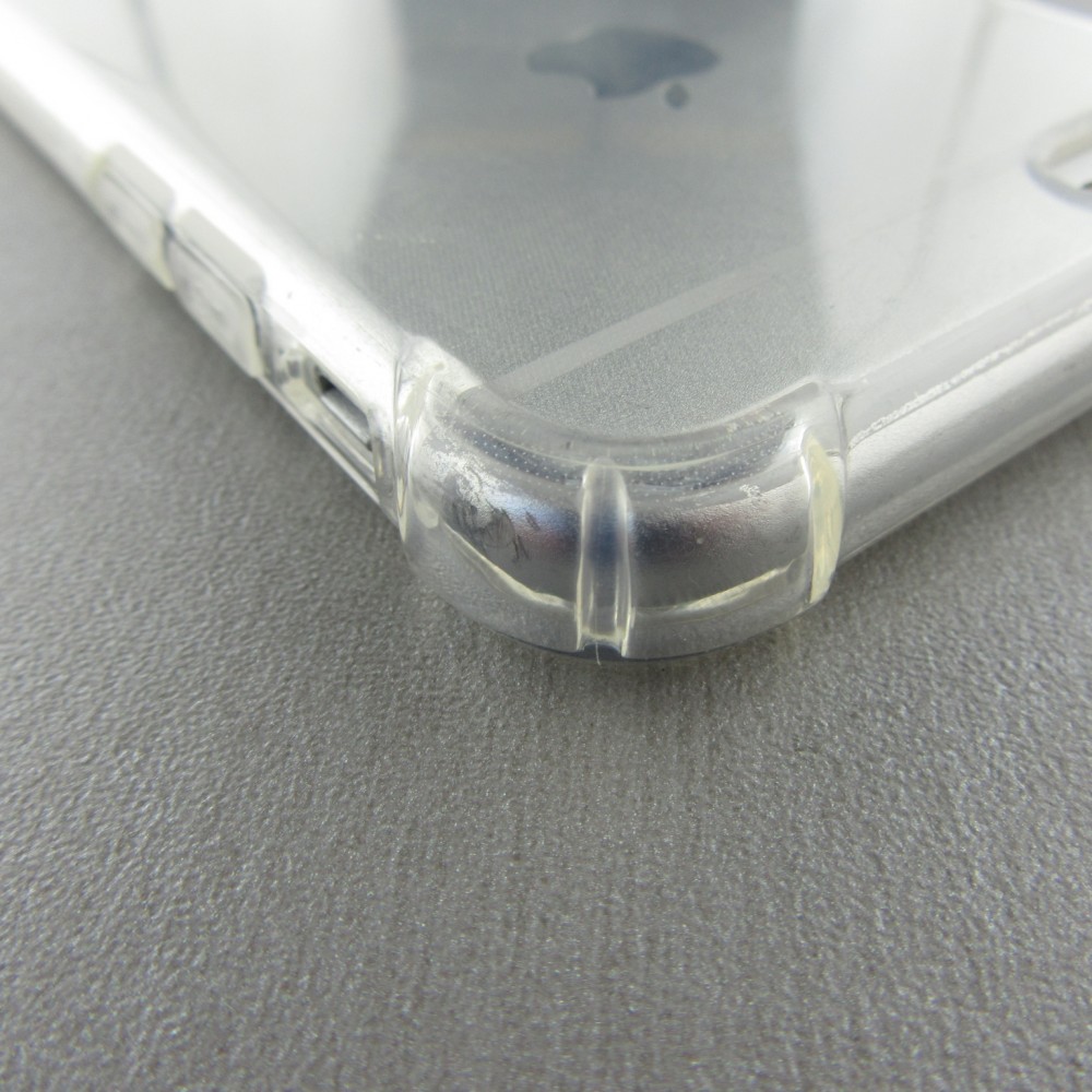 Hülle iPhone 6/6s - Gummi Transparent Gel Bumper mit extra Schutz für Ecken Antischock