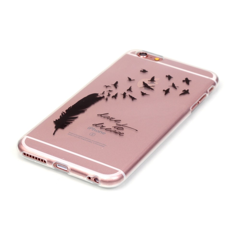 Coque Huawei P9 - Gel plume dare to dream