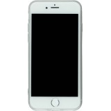 Coque iPhone 16e - Gel petit coeur transparent - Blanc
