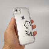 Coque iPhone 7 / 8 / SE (2020, 2022) - Gel silicone transparent petit chat trop mignon