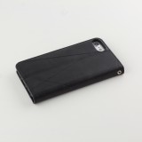 Coque iPhone 7 / 8 / SE (2020, 2022) - Flip Géometrique - Noir