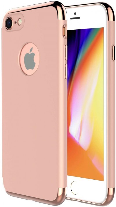 Coque iPhone 7 / 8 / SE (2020, 2022) - Frame gold - Rose