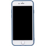 Hülle iPhone 7 / 8 / SE (2020, 2022) - Soft Touch mit Ring blau