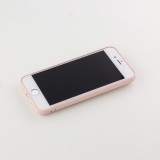 Coque iPhone 7 / 8 / SE (2020, 2022) - Soft Touch avec anneau - Rose