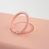 Coque iPhone 7 / 8 / SE (2020, 2022) - Soft Touch avec anneau - Rose