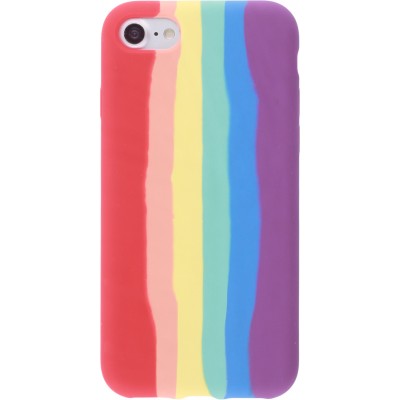 Hülle iPhone 7 / 8 / SE (2020, 2022) - Soft Touch multicolors