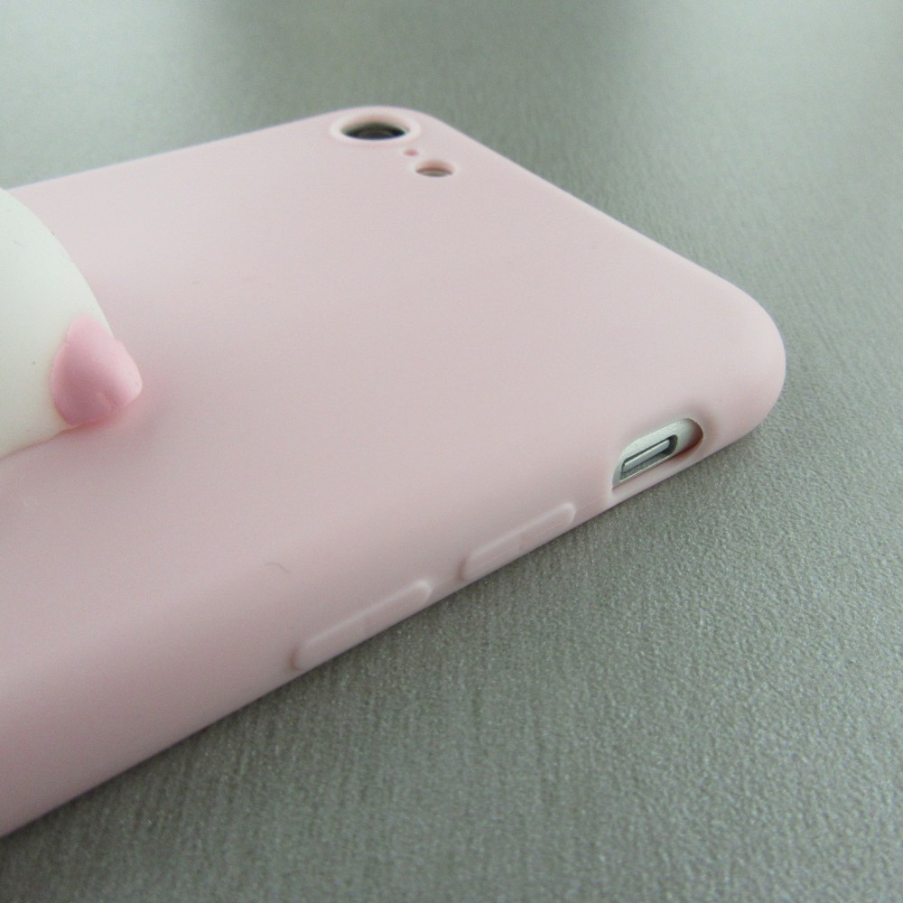 Coque iPhone 7 / 8 / SE (2020, 2022) - Squishy Cat - Rose