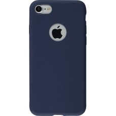 Coque iPhone 7 / 8 / SE (2020, 2022) - Silicone Mat - Bleu foncé