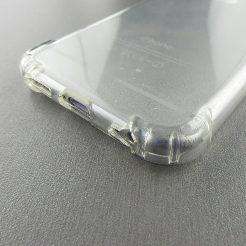 Coque iPhone 7 Plus / 8 Plus - Gel Transparent Silicone Bumper anti-choc avec protections pour coins