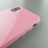 Hülle iPhone Xs Max - Gummi - Rosa