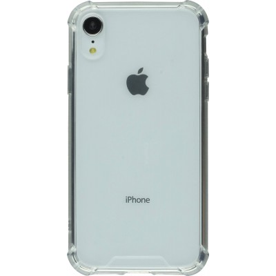 Coque iPhone XR - Bumper Glass Hybrid TPU silicone anti-choc - Transparent