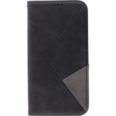 Coque iPhone XR - Flip Géometrique - Noir