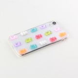 Coque iPhone XR - Gel Bonbons Oursons 3D