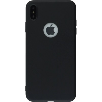 Coque iPhone XR - Silicone Mat - Noir