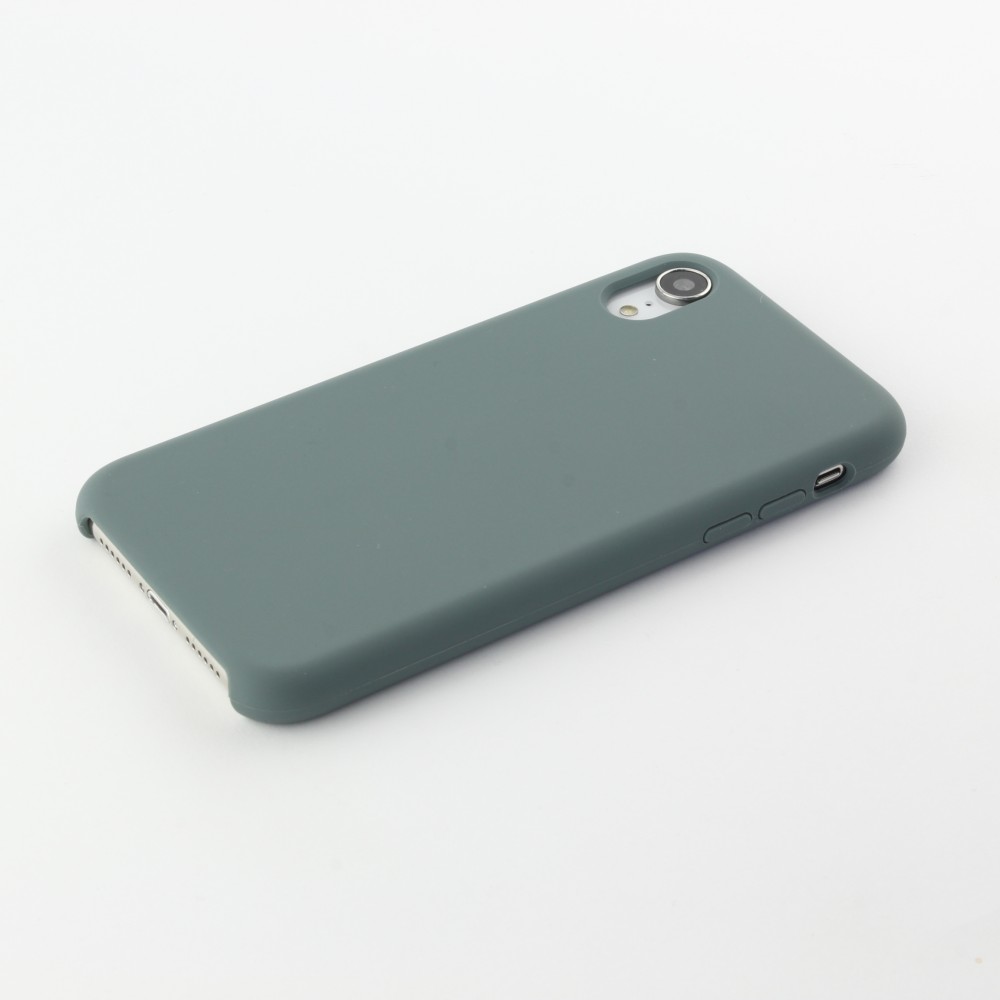 Coque iPhone XR - Soft Touch - Vert gris