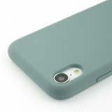 Coque iPhone XR - Soft Touch - Vert gris