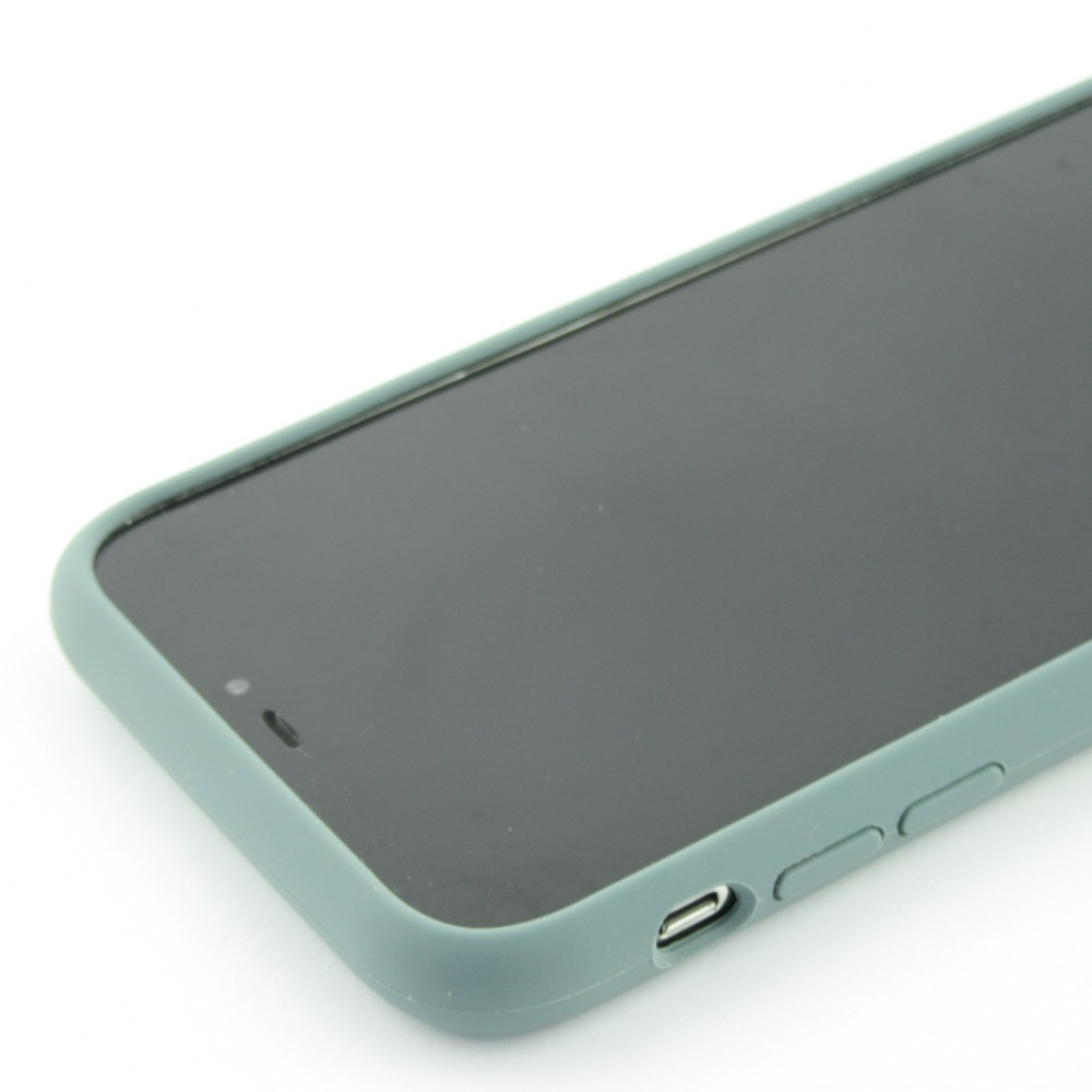 Coque iPhone XR - Soft Touch - Vert gris