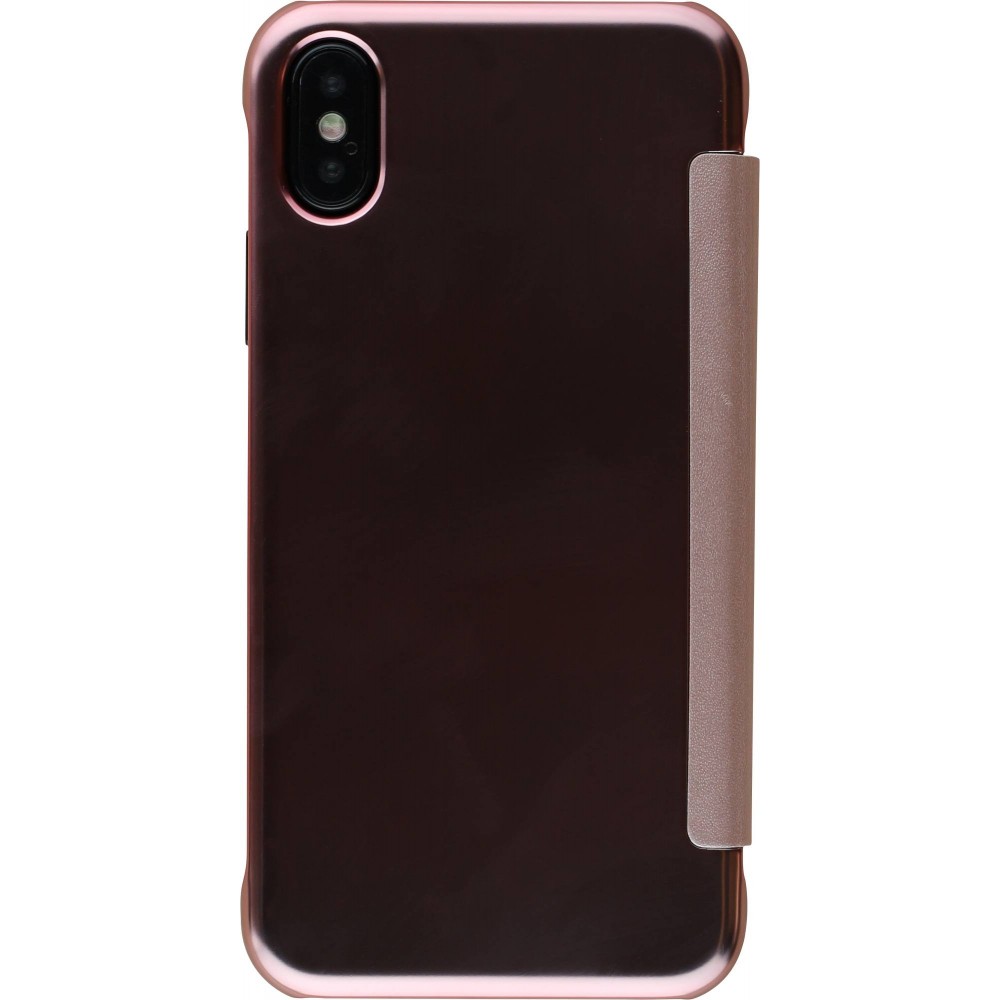 Fourre iPhone X / Xs - Clear View Cover - Rose clair