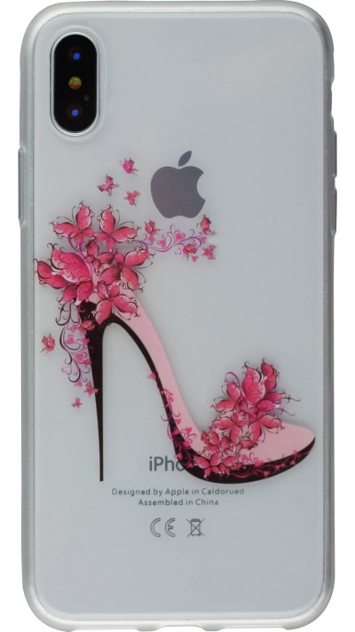 Hülle iPhone X / Xs - Gummi Stöckelschuhe