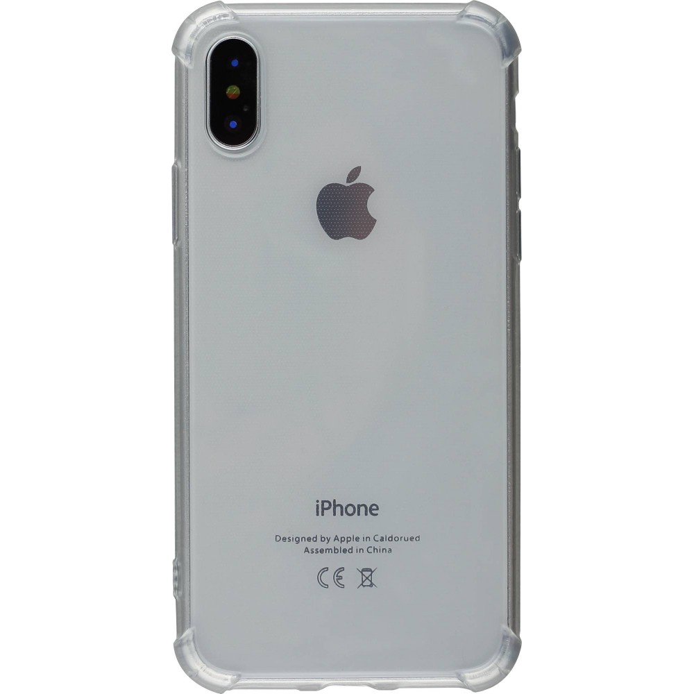 Hülle iPhone XR - Gummi Transparent Gel Bumper mit extra Schutz für Ecken Antischock
