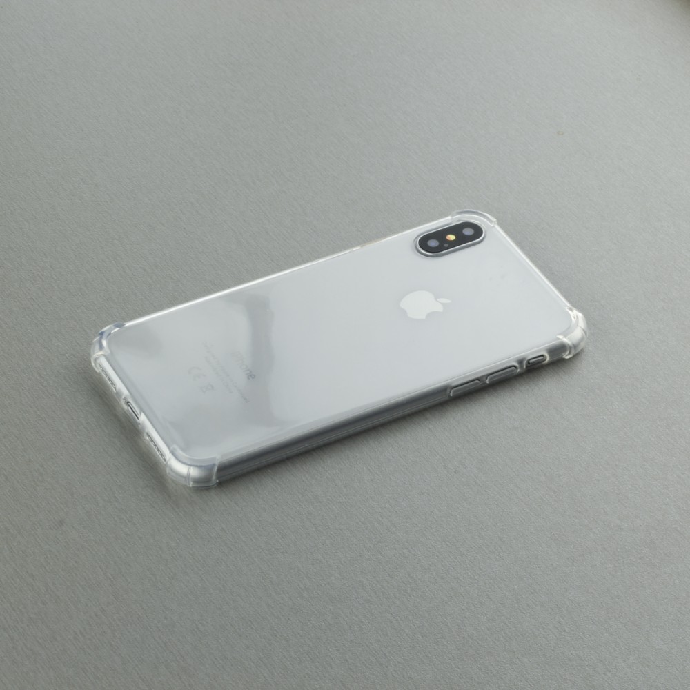 Hülle iPhone XR - Gummi Transparent Gel Bumper mit extra Schutz für Ecken Antischock