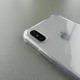 Hülle iPhone Xs Max - Gummi Transparent Gel Bumper mit extra Schutz für Ecken Antischock