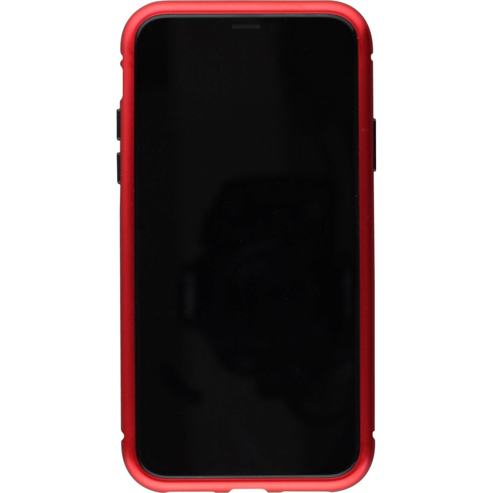 Hülle iPhone X / Xs - Magnetic Case - Rot
