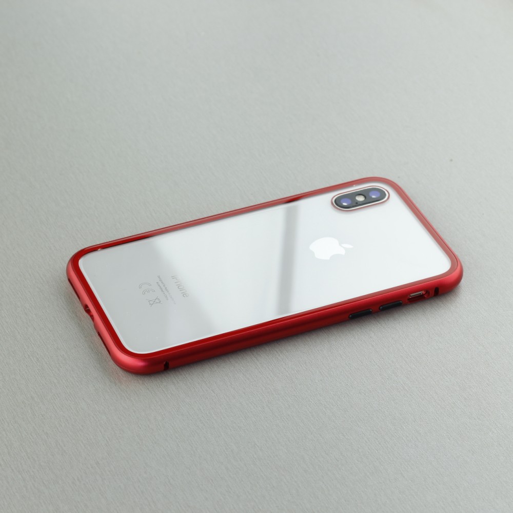 Hülle iPhone X / Xs - Magnetic Case - Rot