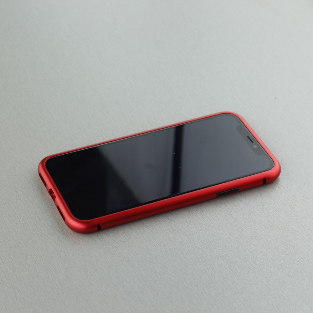 Hülle iPhone X / Xs - Magnetic Case - Rot