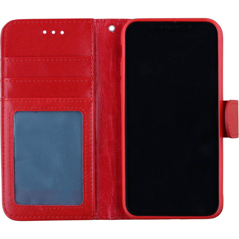 Coque iPhone X / Xs - Premium Flip - Rouge