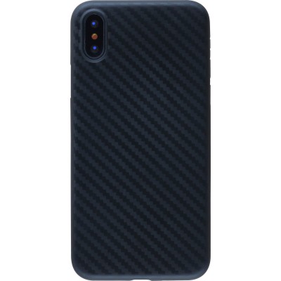 Coque iPhone X / Xs - TPU Carbon