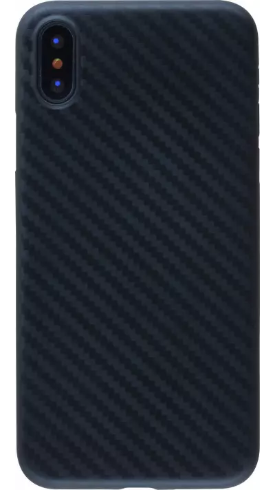 Coque iPhone X / Xs - TPU Carbon