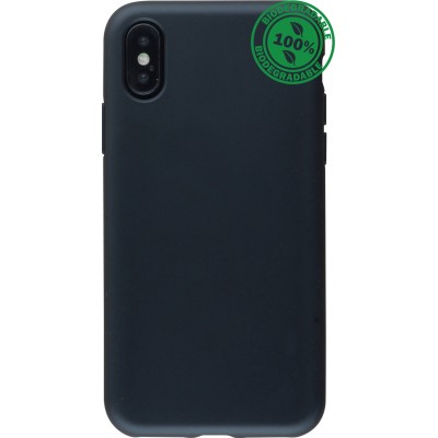 Coque iPhone X / Xs - Bio Eco-Friendly biodégradable écologique nature - Noir