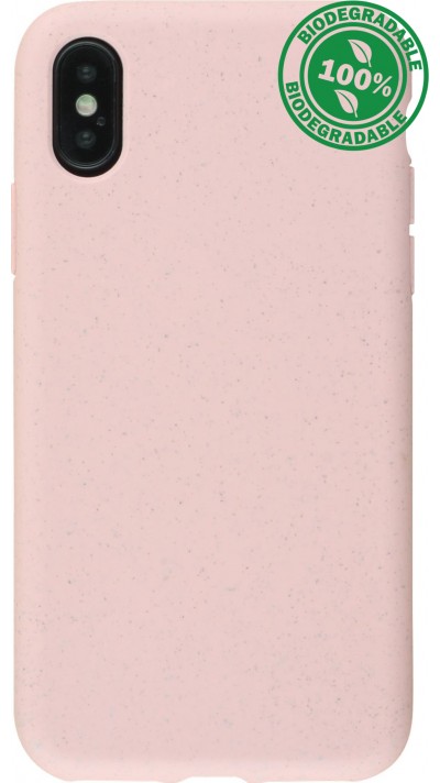 Coque iPhone Xs Max - Bio Eco-Friendly biodégradable écologique nature - Rose