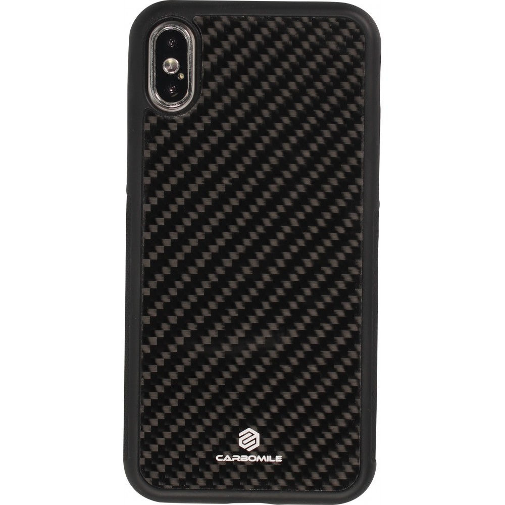 Coque iPhone X / Xs - Carbomile fibre de carbone